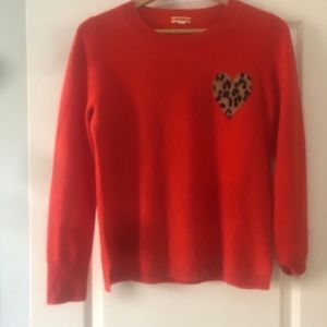 Jcrew 100 % cashmere crewneck size med